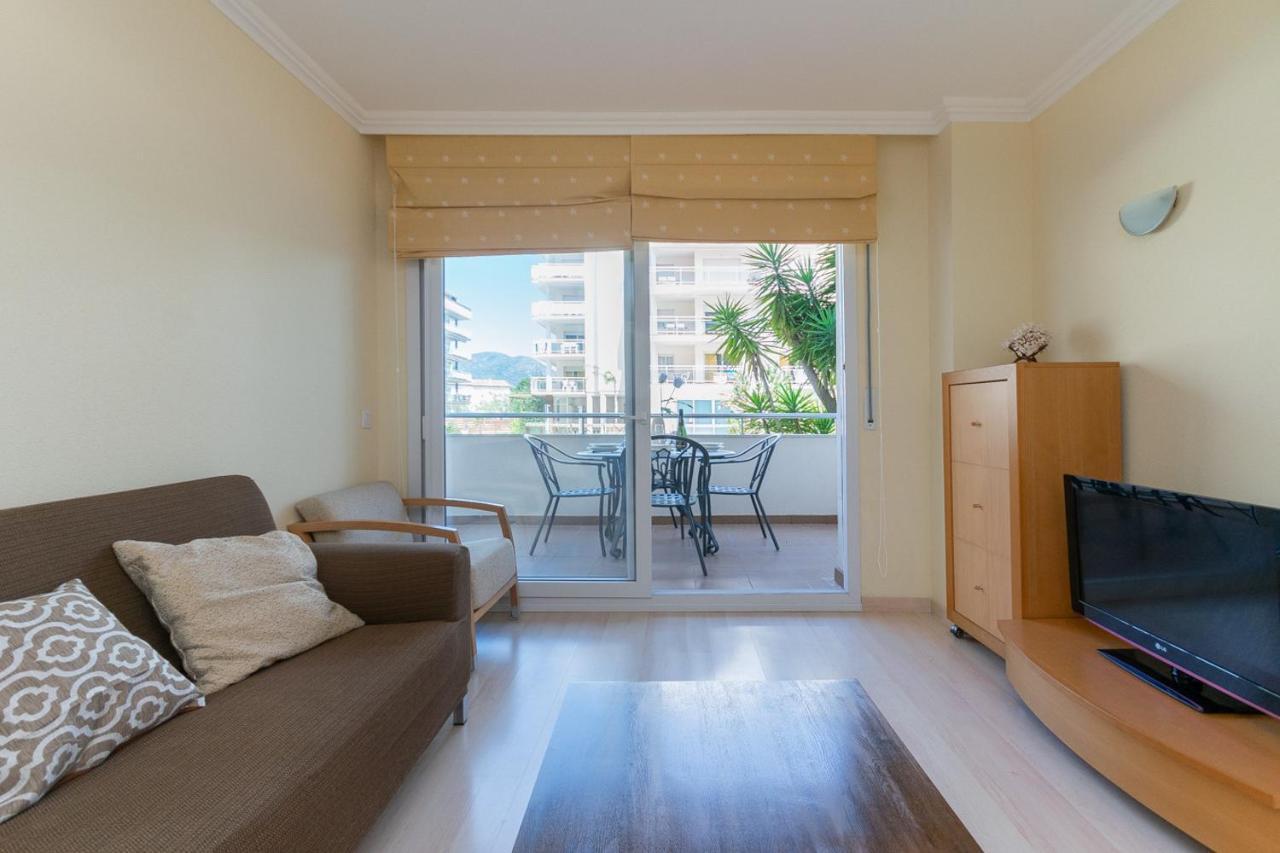 شقة Apartamento Port Canigo Bajo Vista Piscina روساس المظهر الخارجي الصورة